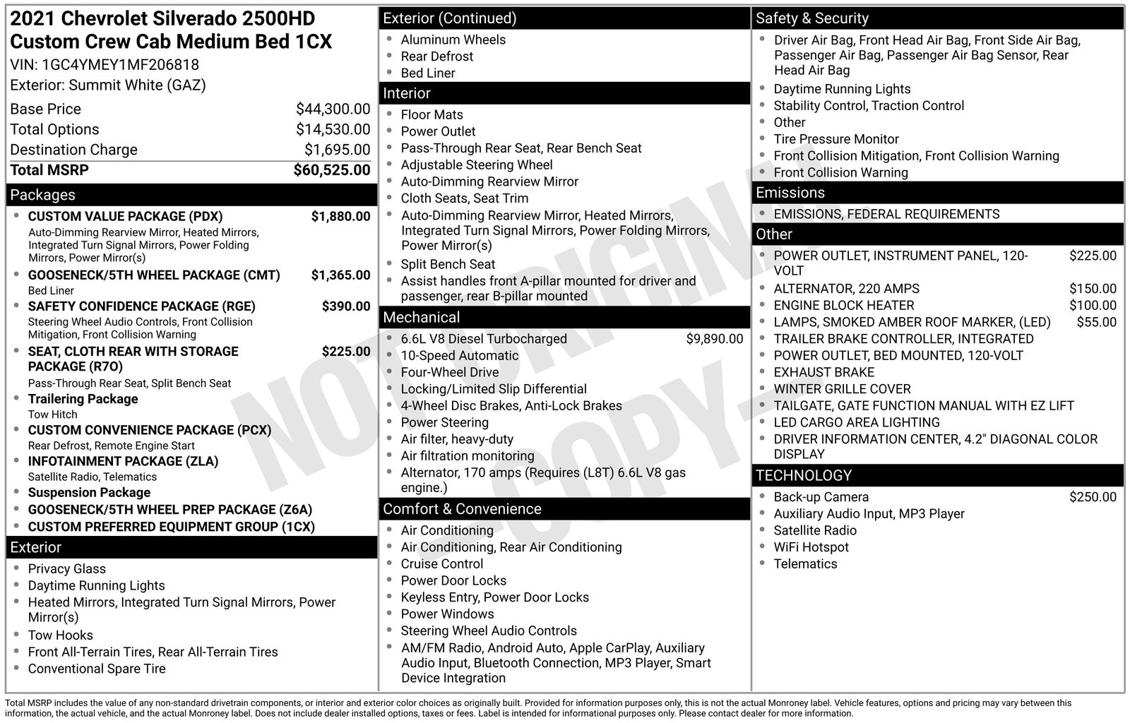 Thumbnail: 2021 Chevrolet Silverado 2500 - 4