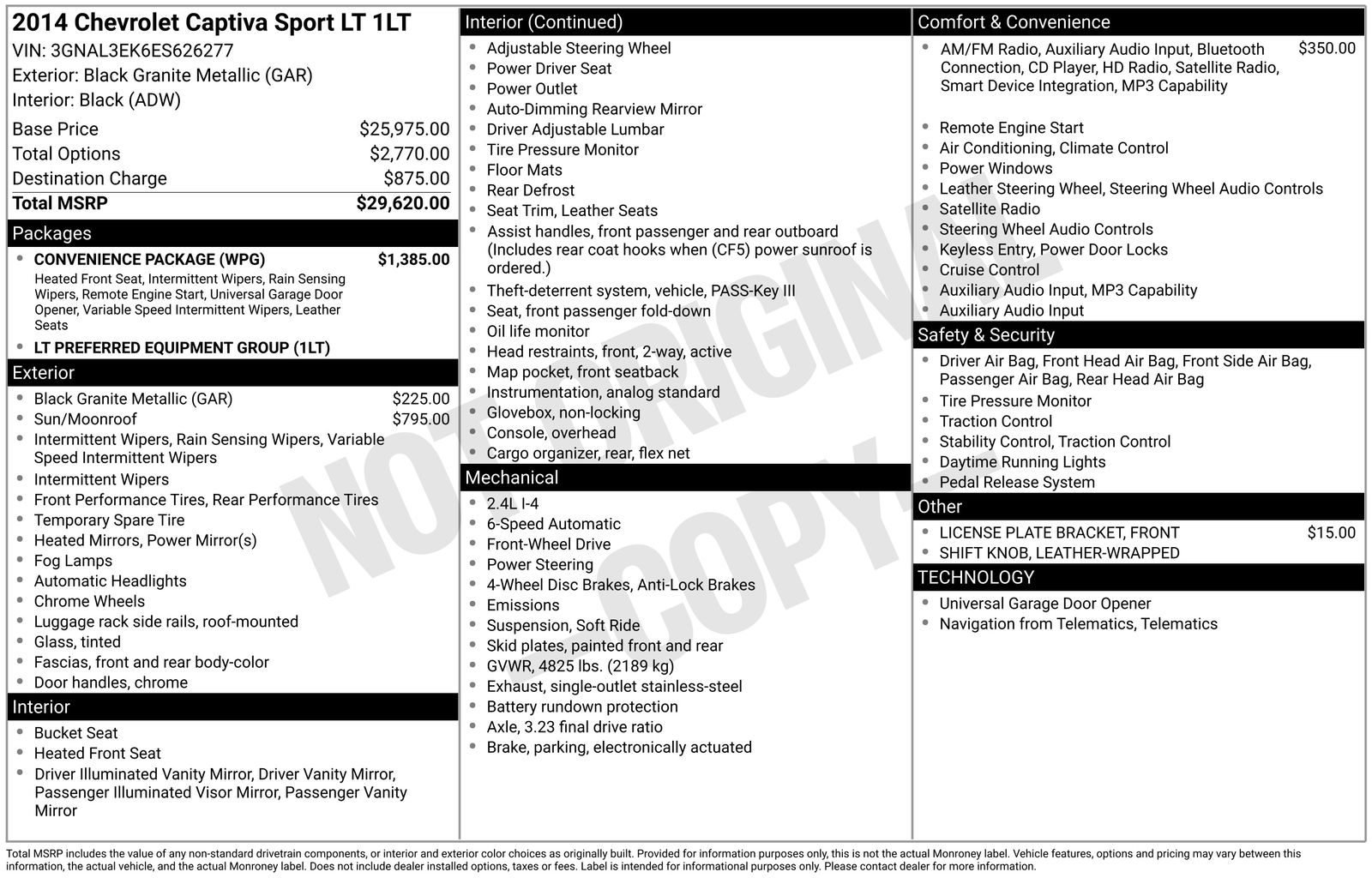Thumbnail: 2014 Chevrolet Captiva Sport - 8