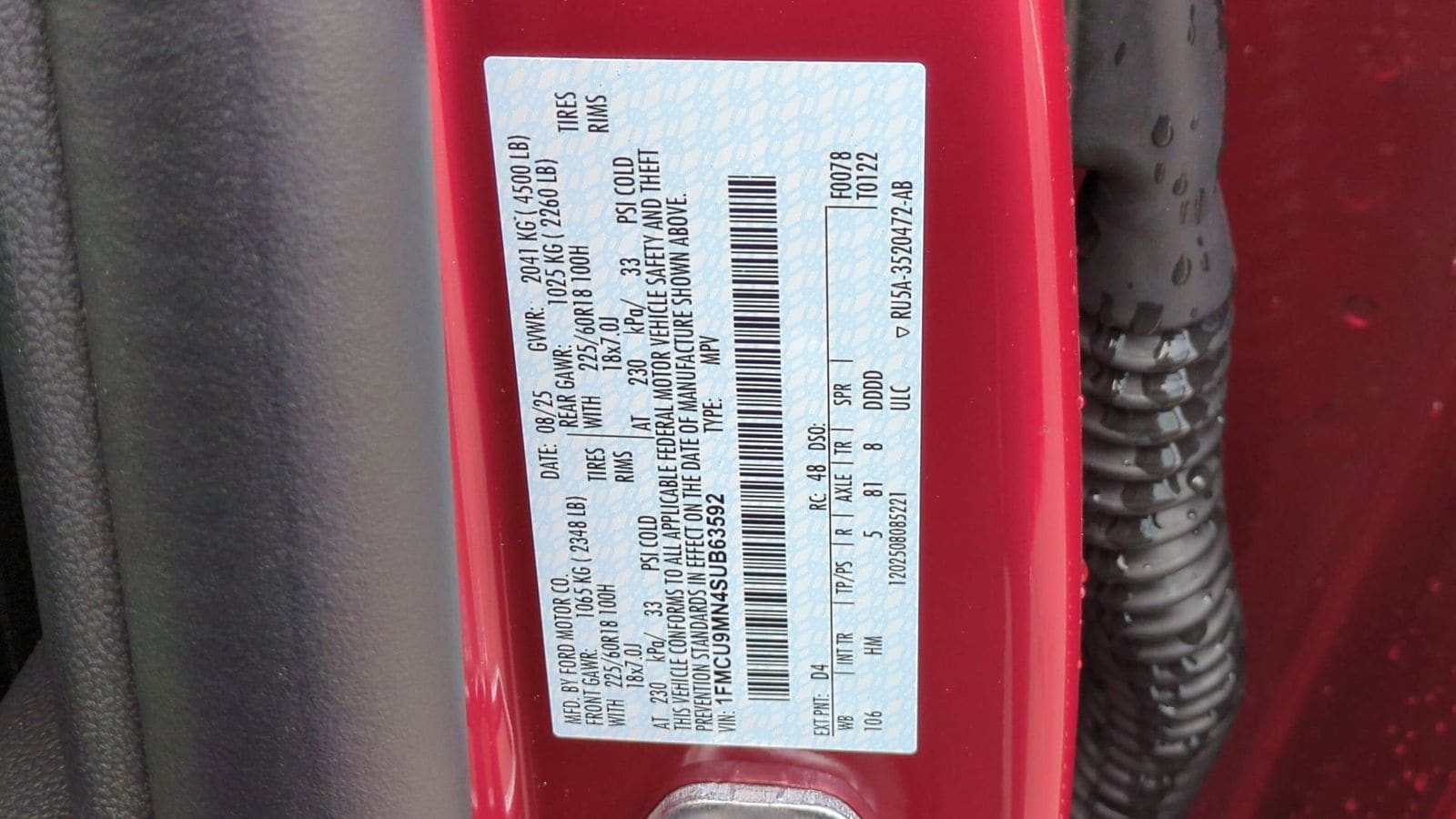 Thumbnail: 2025 Ford Escape - 37