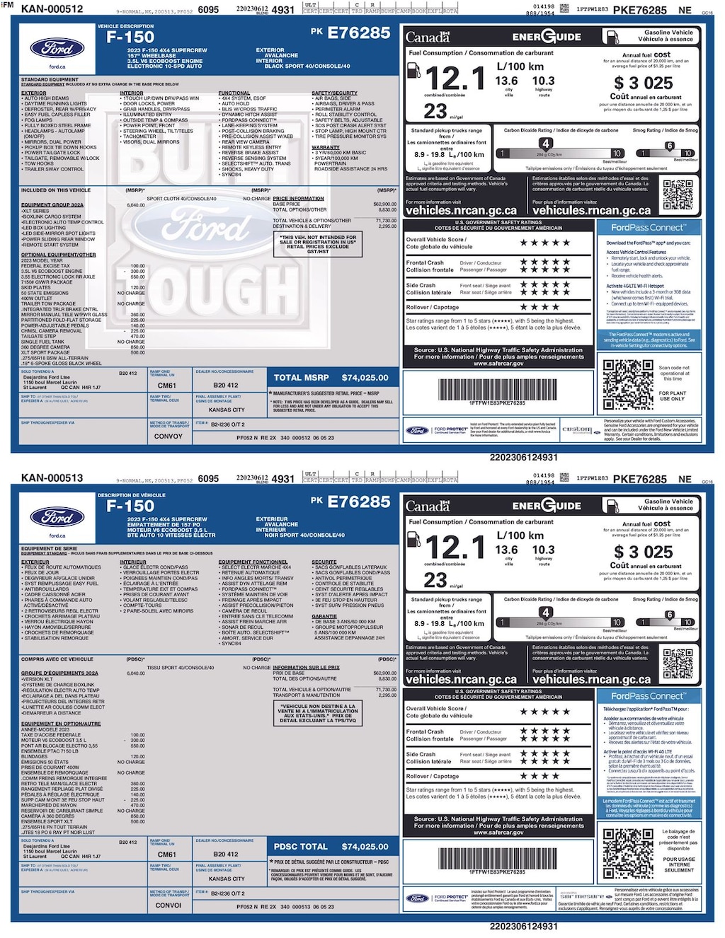 Used 2023 Ford F-150 XLT Truck
