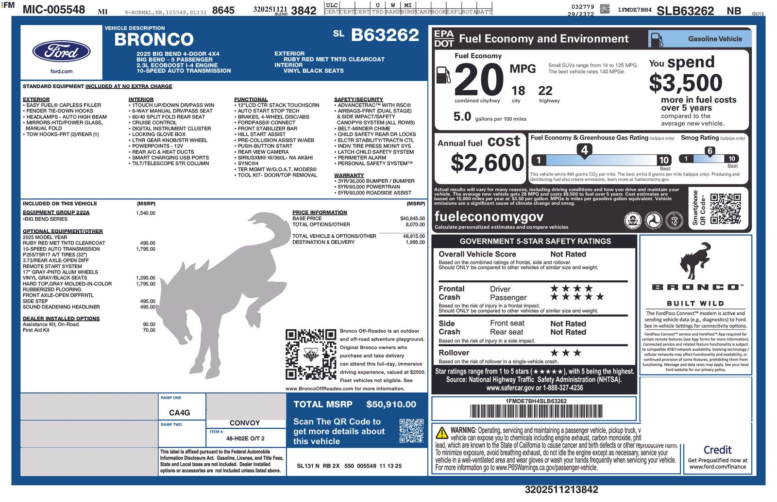 Thumbnail: 2025 Ford Bronco - 5