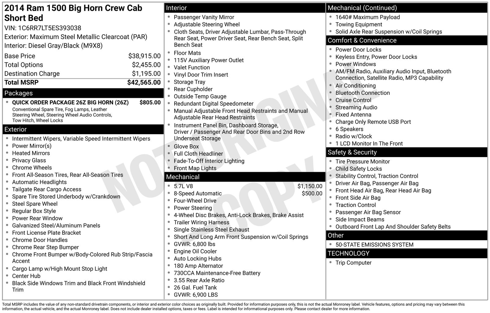 Thumbnail: 2014 RAM 1500 - 8