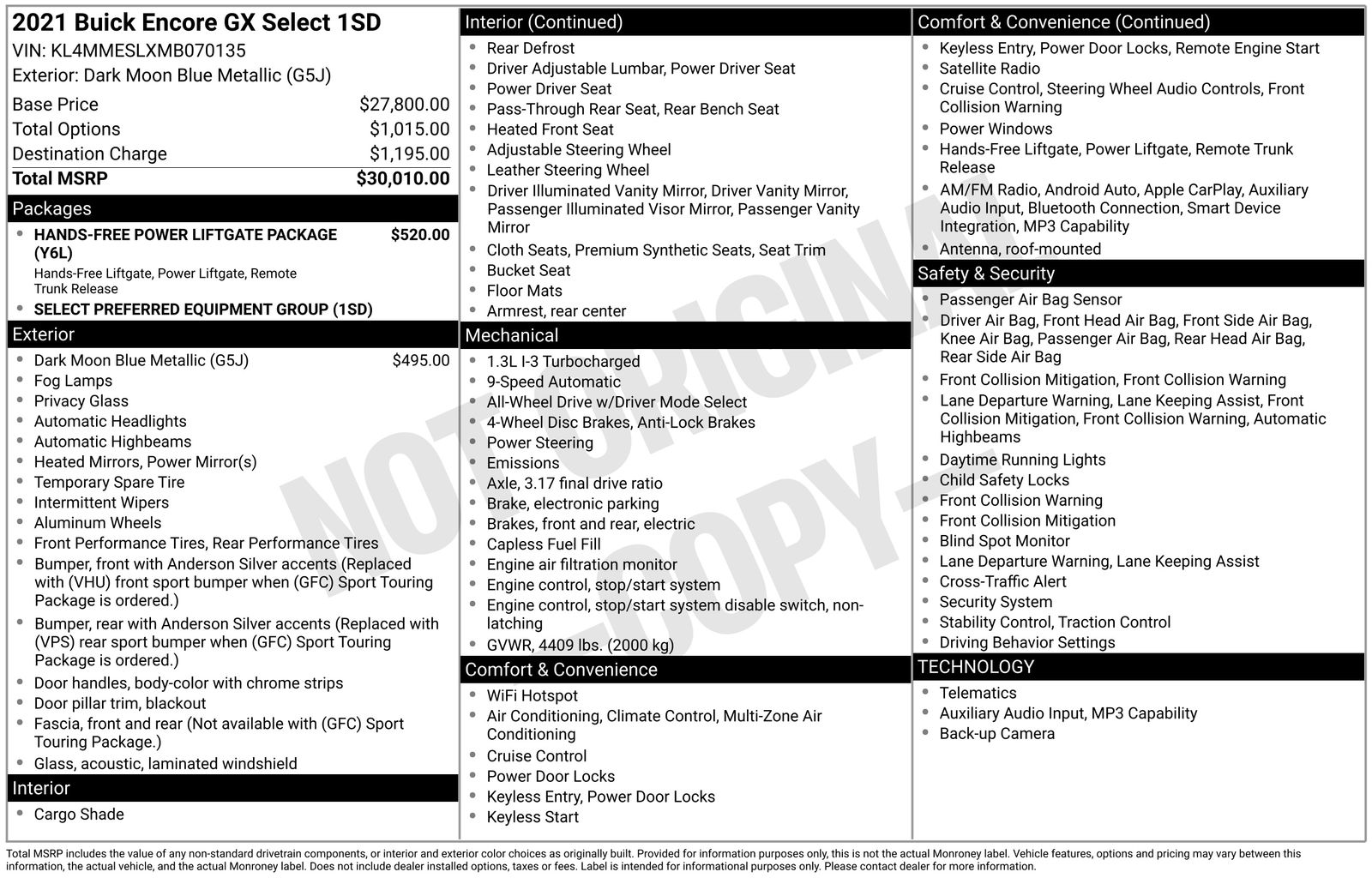 Thumbnail: 2021 Buick Encore GX - 4