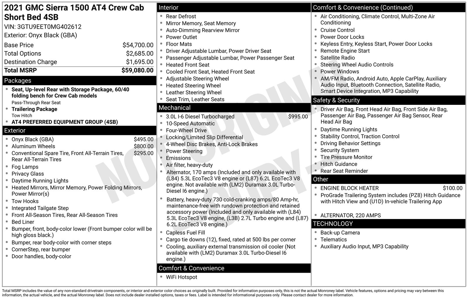 Thumbnail: 2021 GMC Sierra 1500 - 4