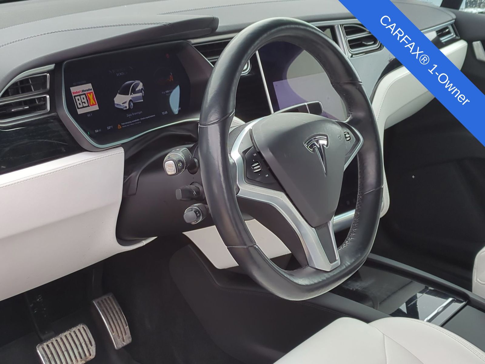 Used 2017 Tesla Model X 75D with VIN 5YJXCDE23HF065624 for sale in Washington, MI