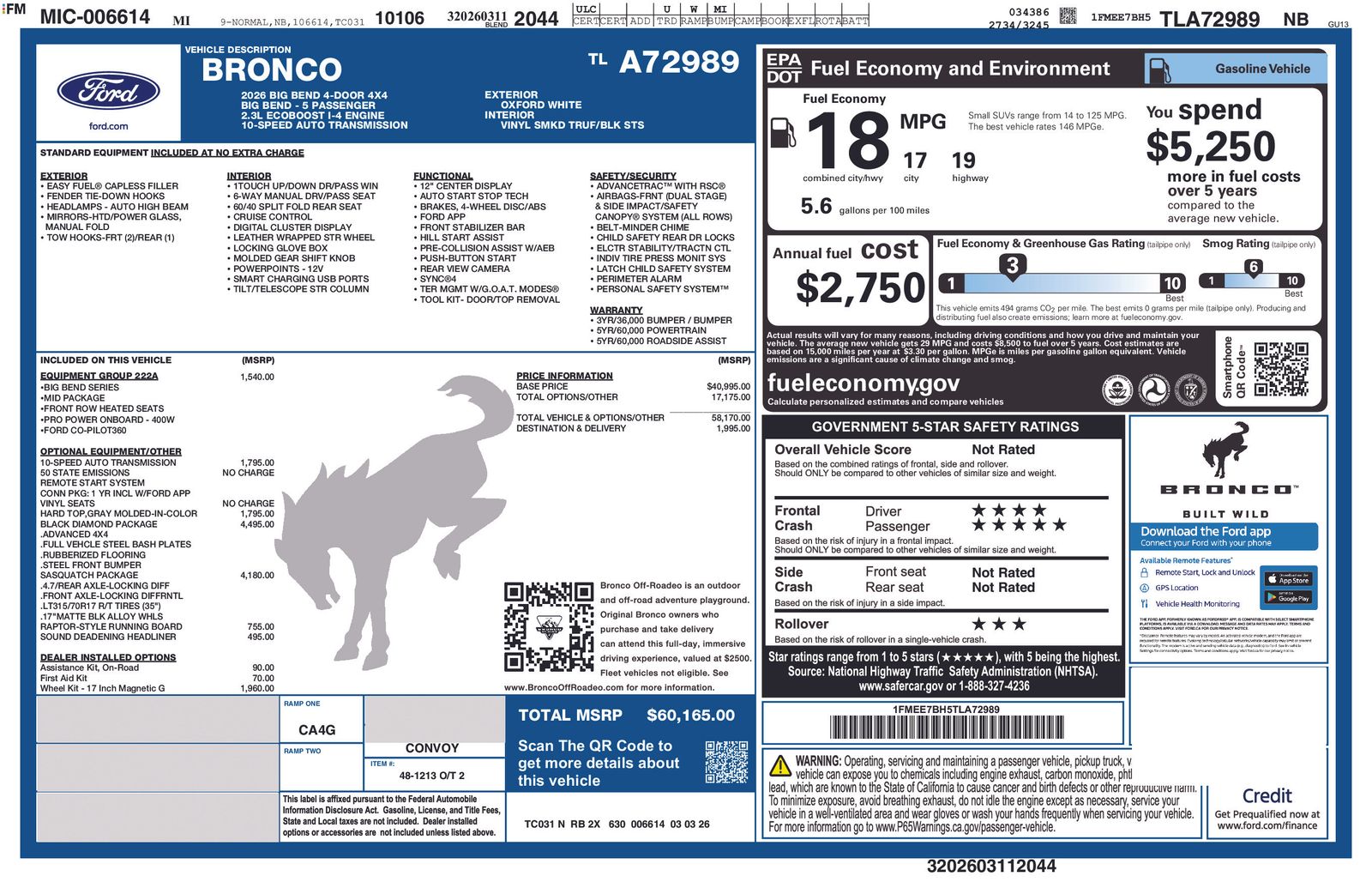 Thumbnail: 2026 Ford Bronco - 5