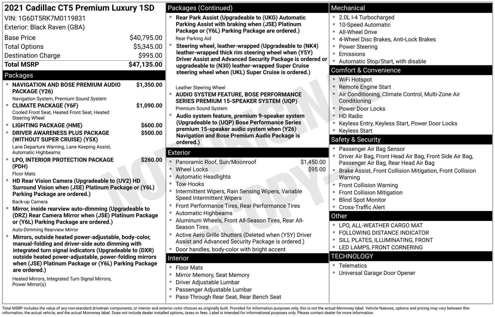 Thumbnail: 2021 Cadillac CT5 - 4