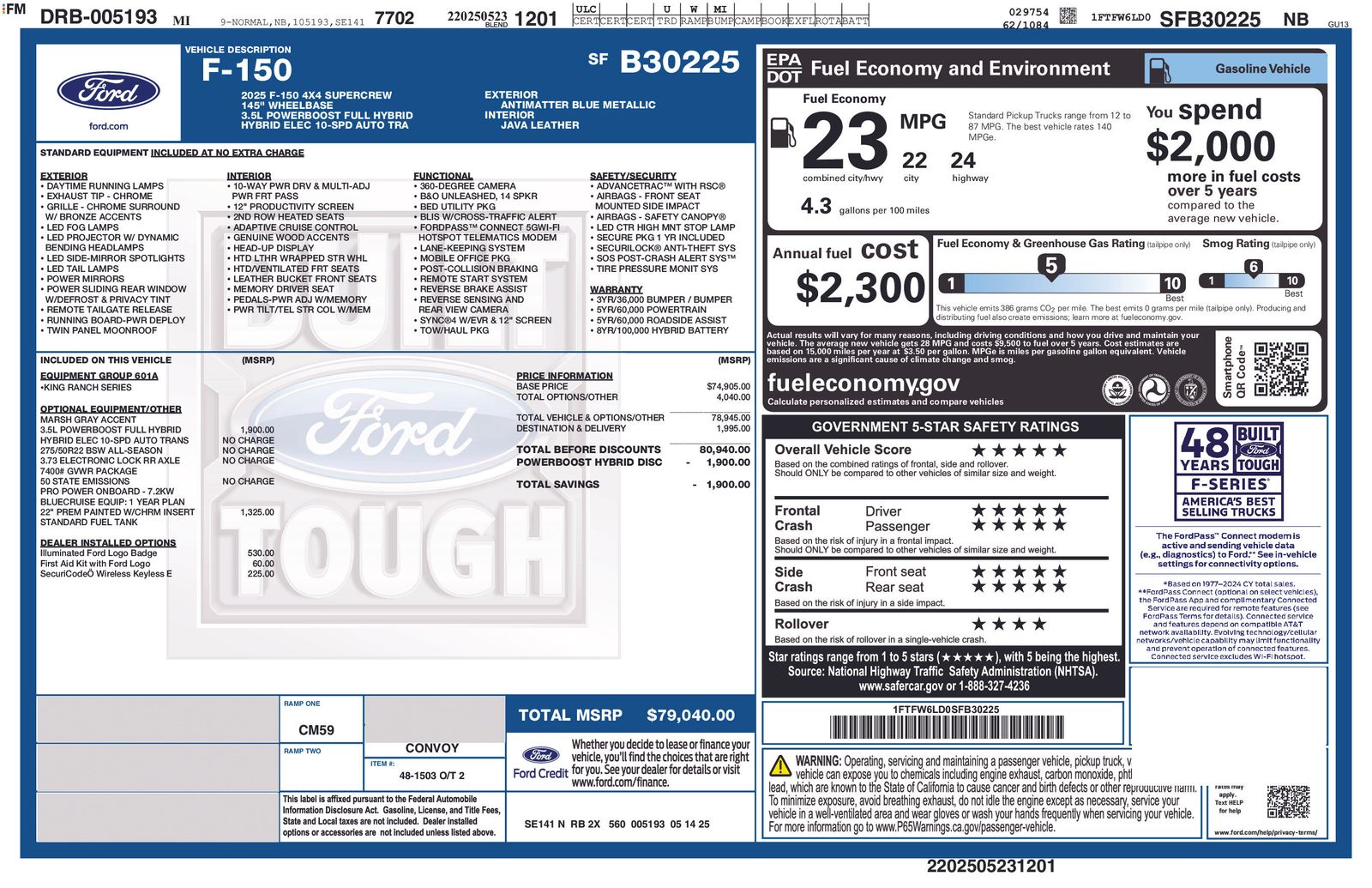 2025 Ford F-150 King Ranch Hero Image