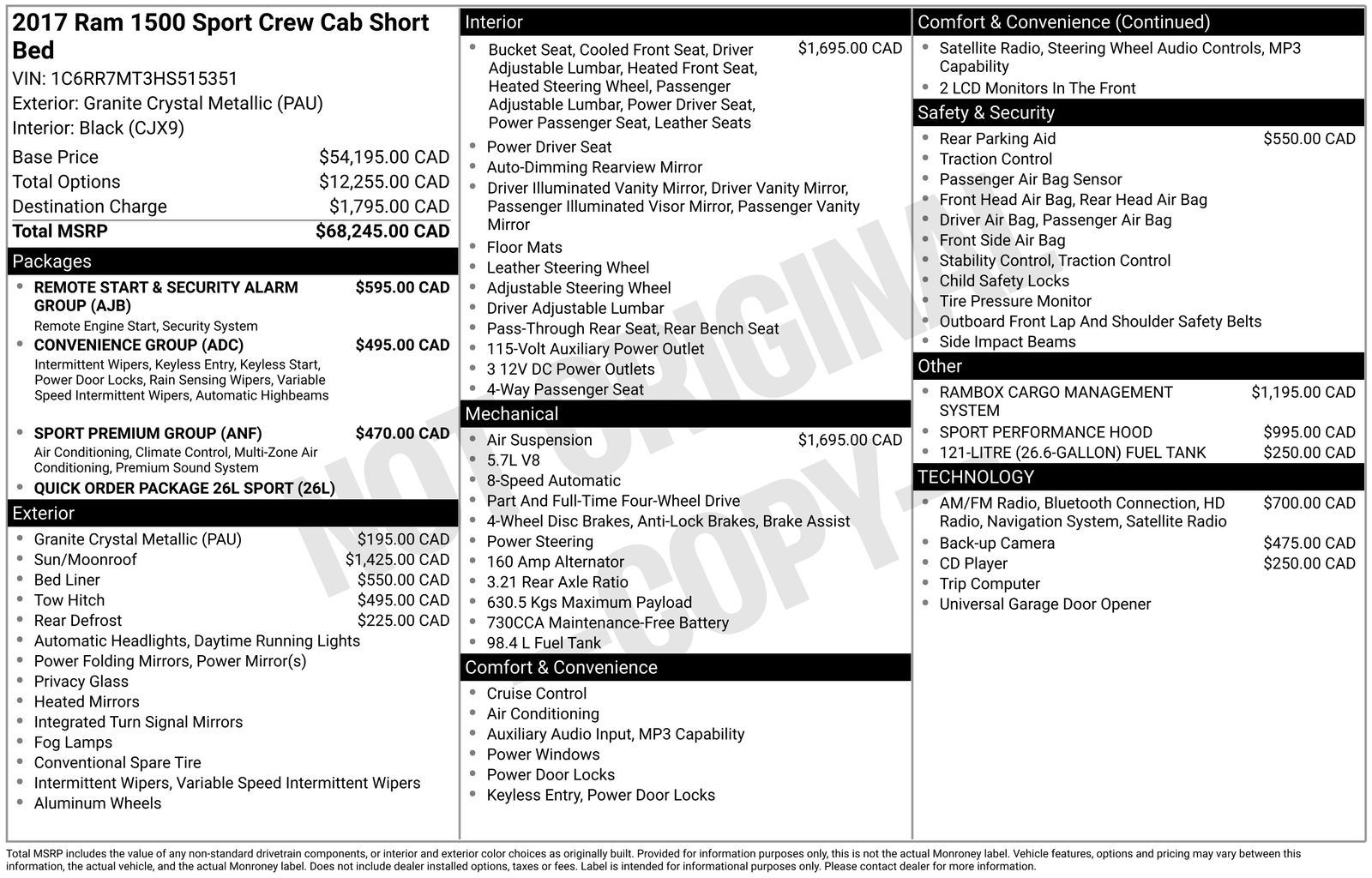 Thumbnail: 2017 RAM 1500 - 3