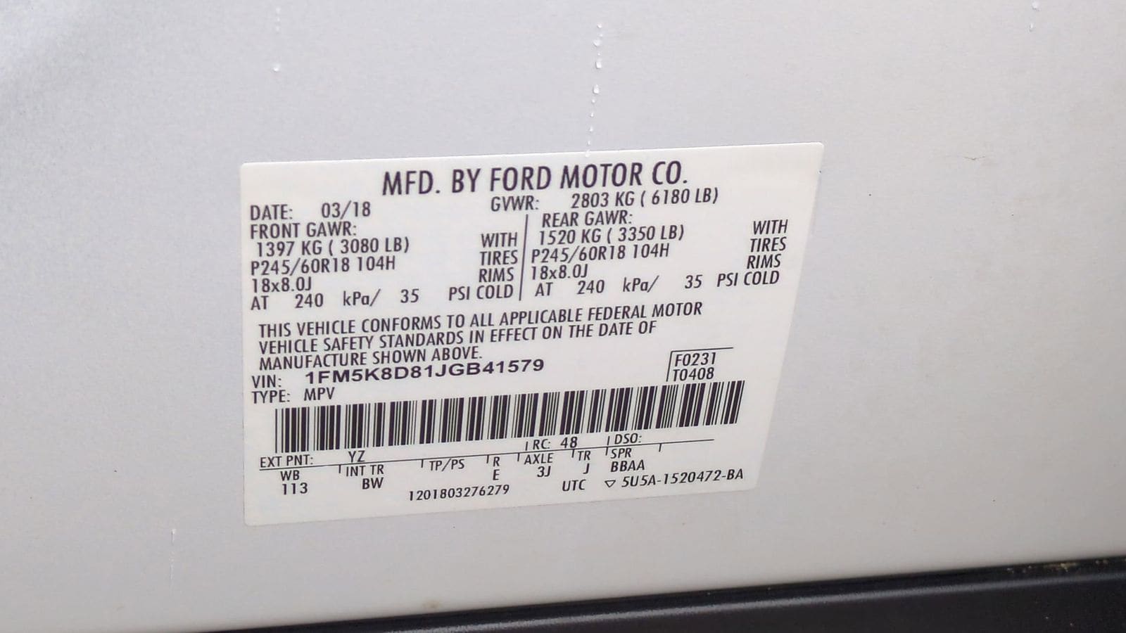 Thumbnail: 2018 Ford Explorer - 41