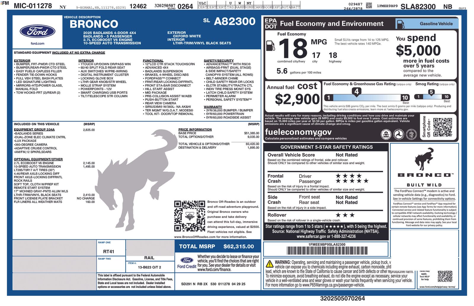 Thumbnail: 2025 Ford Bronco - 5