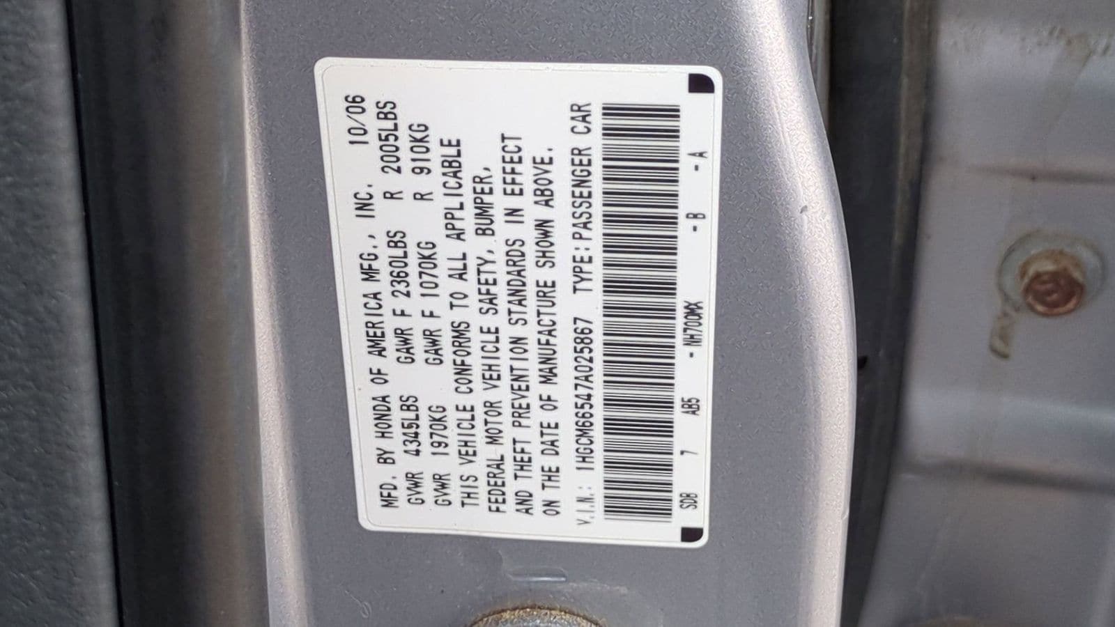 Thumbnail: 2007 Honda Accord - 36