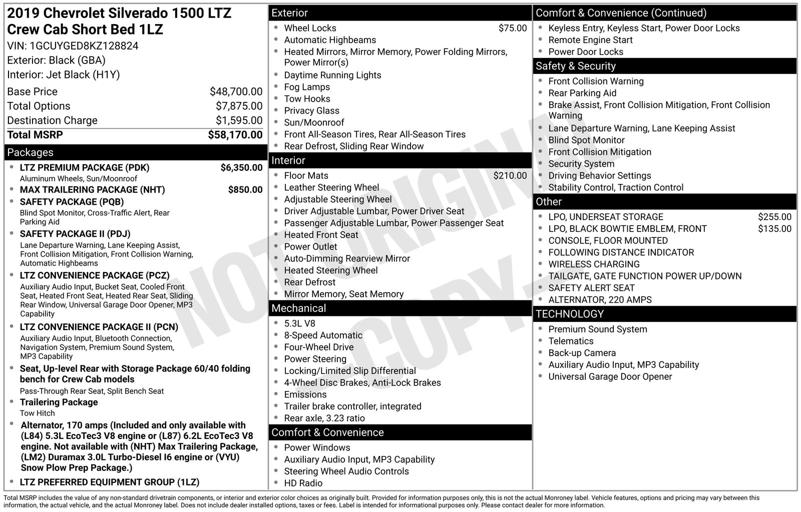 Thumbnail: 2019 Chevrolet Silverado 1500 - 4