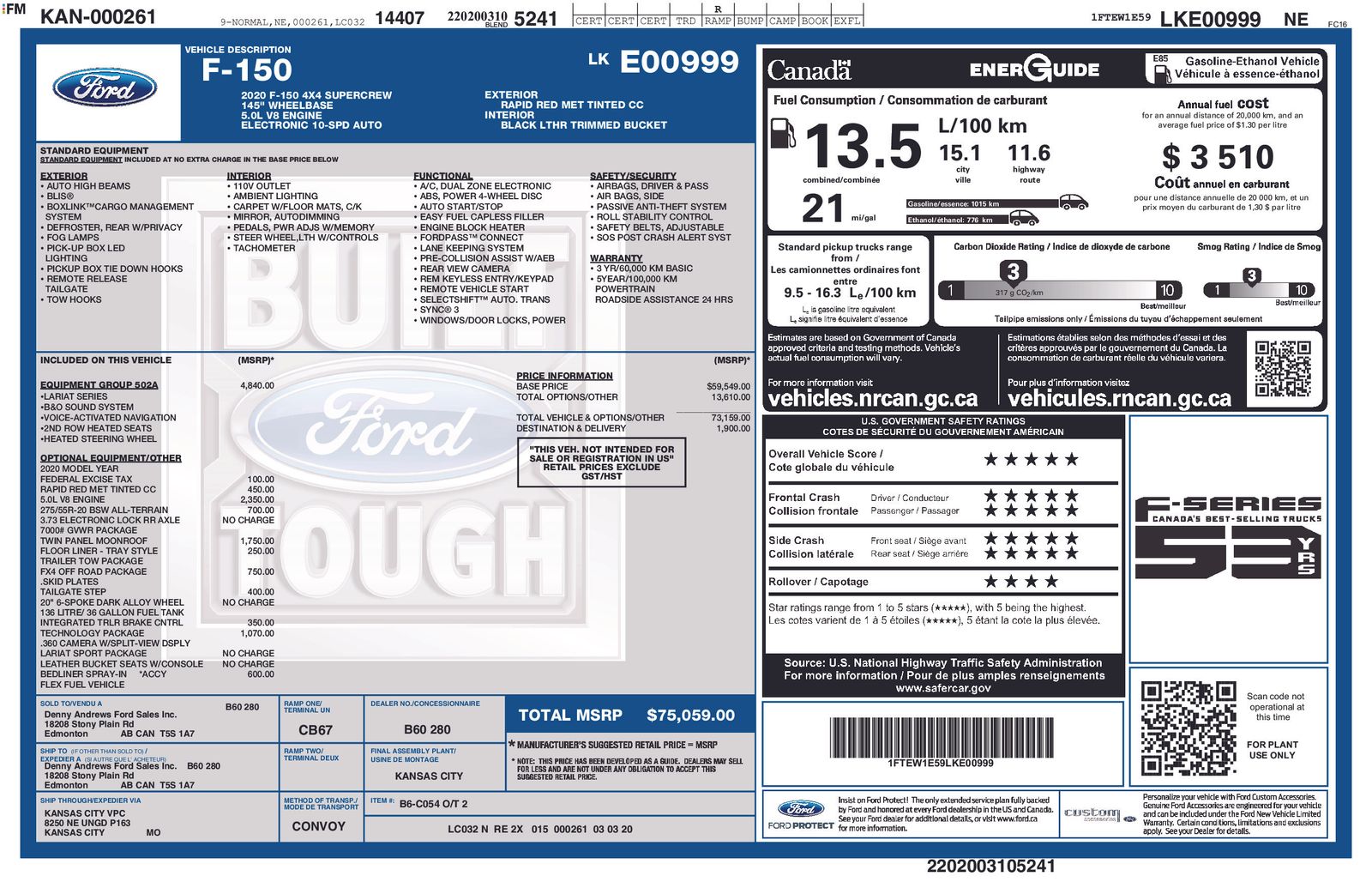 Thumbnail: 2020 Ford F-150 - 4