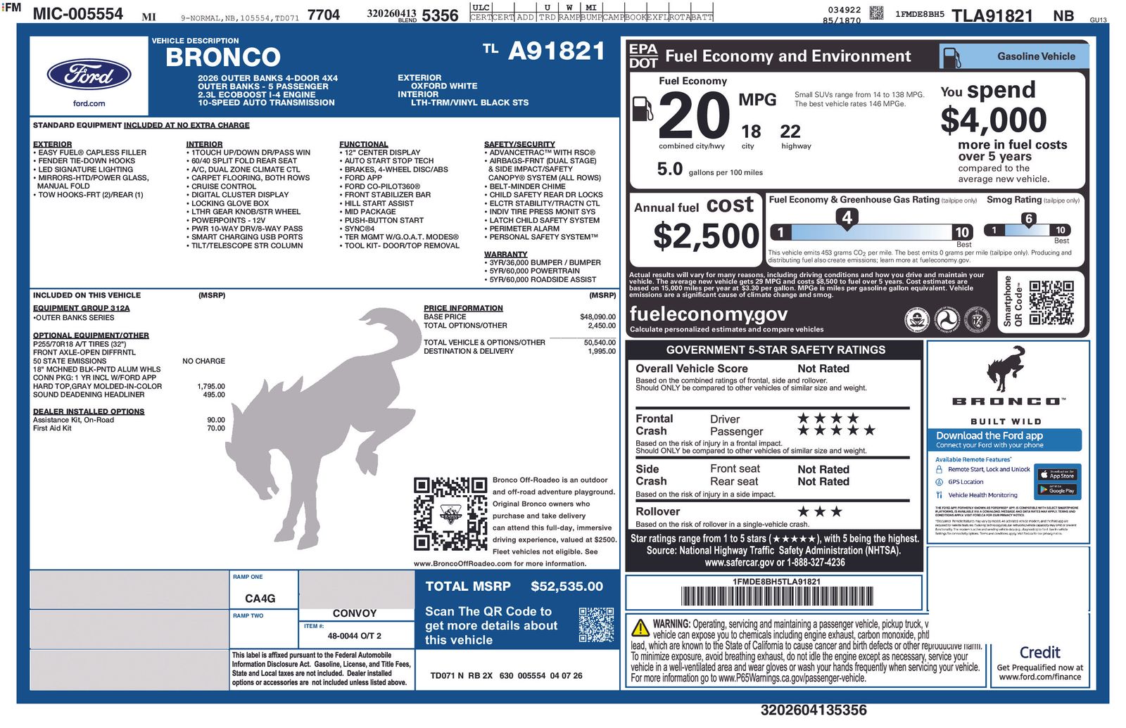 Thumbnail: 2026 Ford Bronco - 5