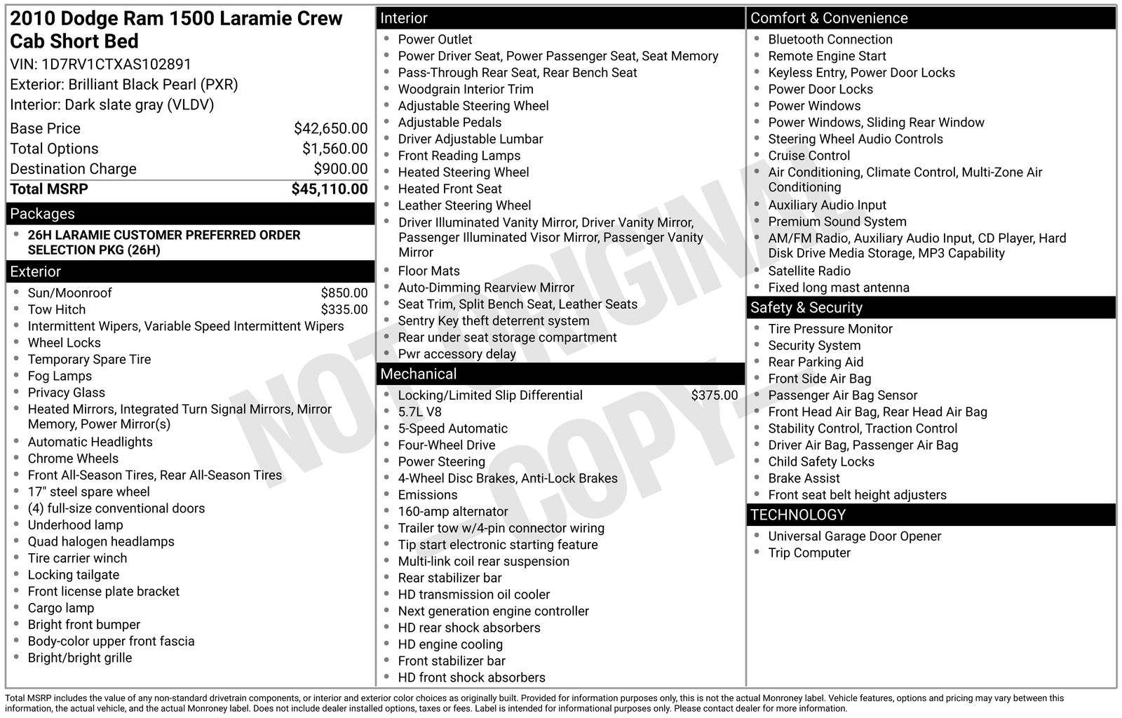 Thumbnail: 2010 RAM 1500 - 8