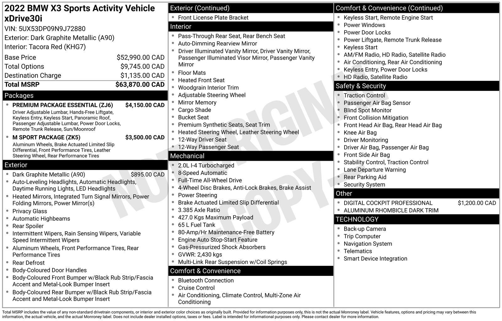 Thumbnail: 2022 BMW X3 - 4