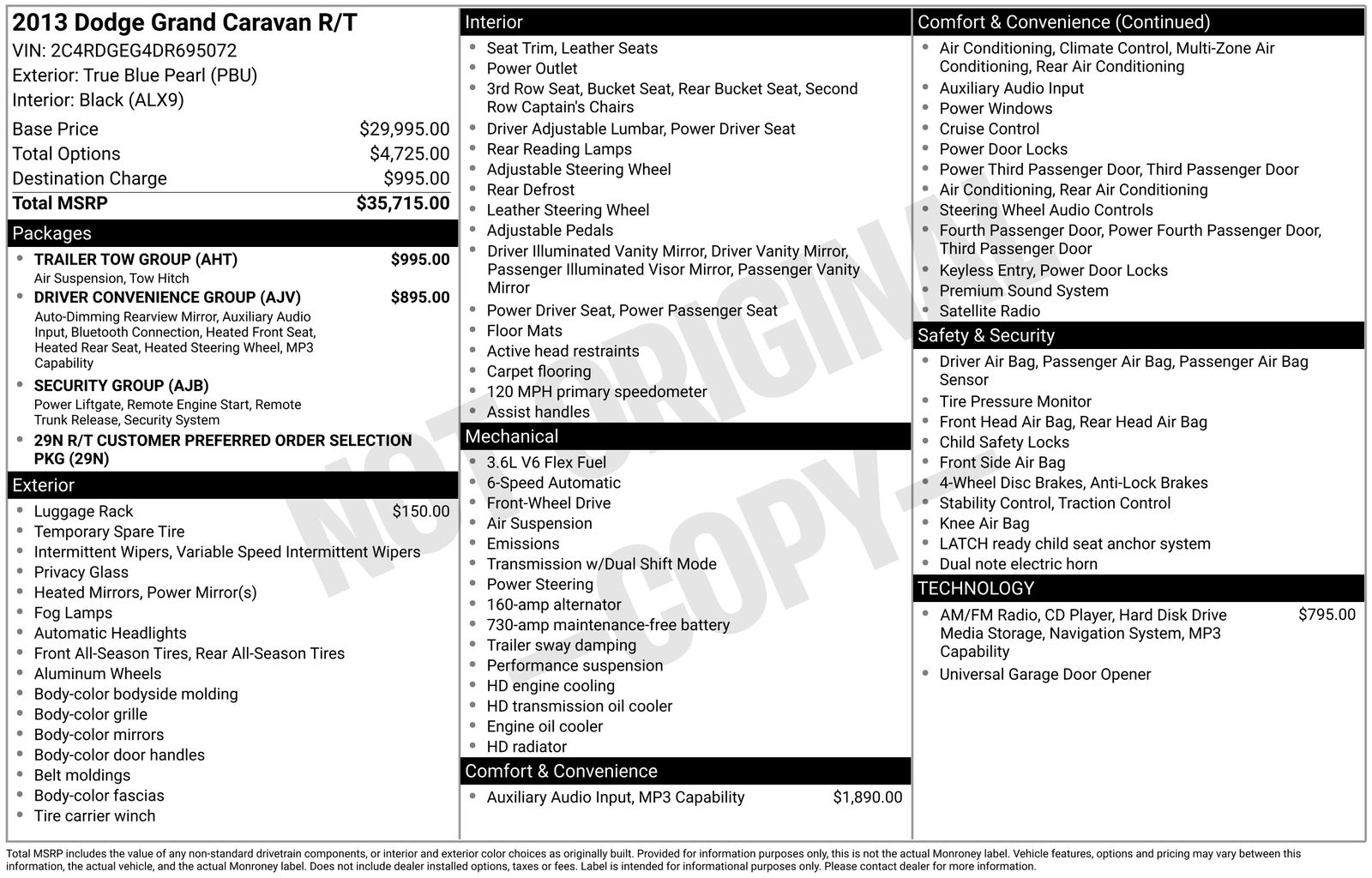 Thumbnail: 2013 Dodge Grand Caravan - 8