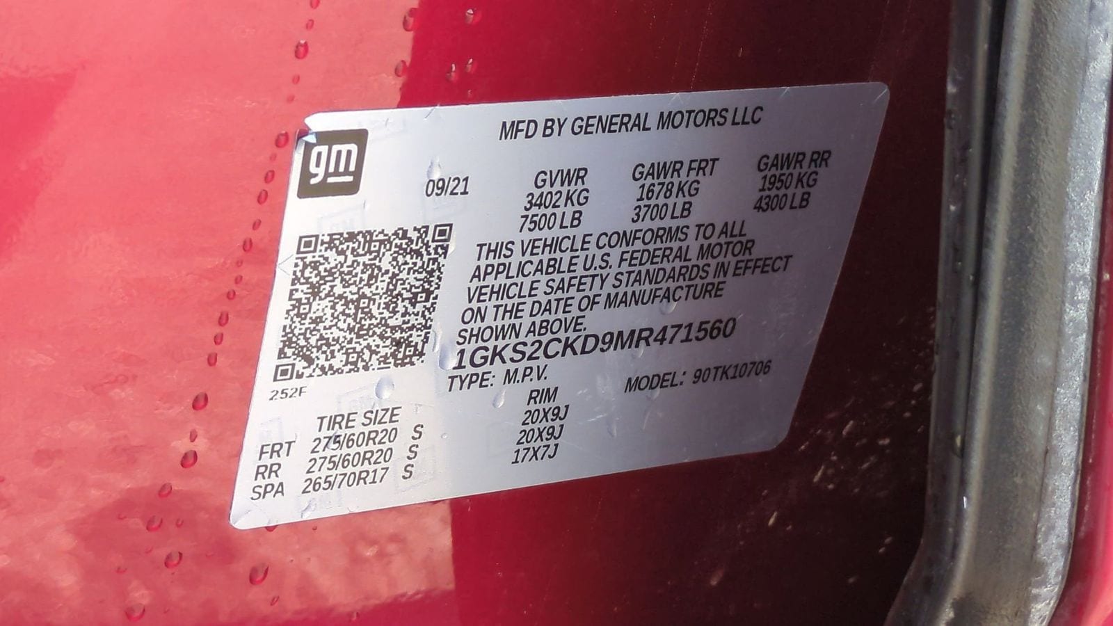 Thumbnail: 2021 GMC Yukon - 45