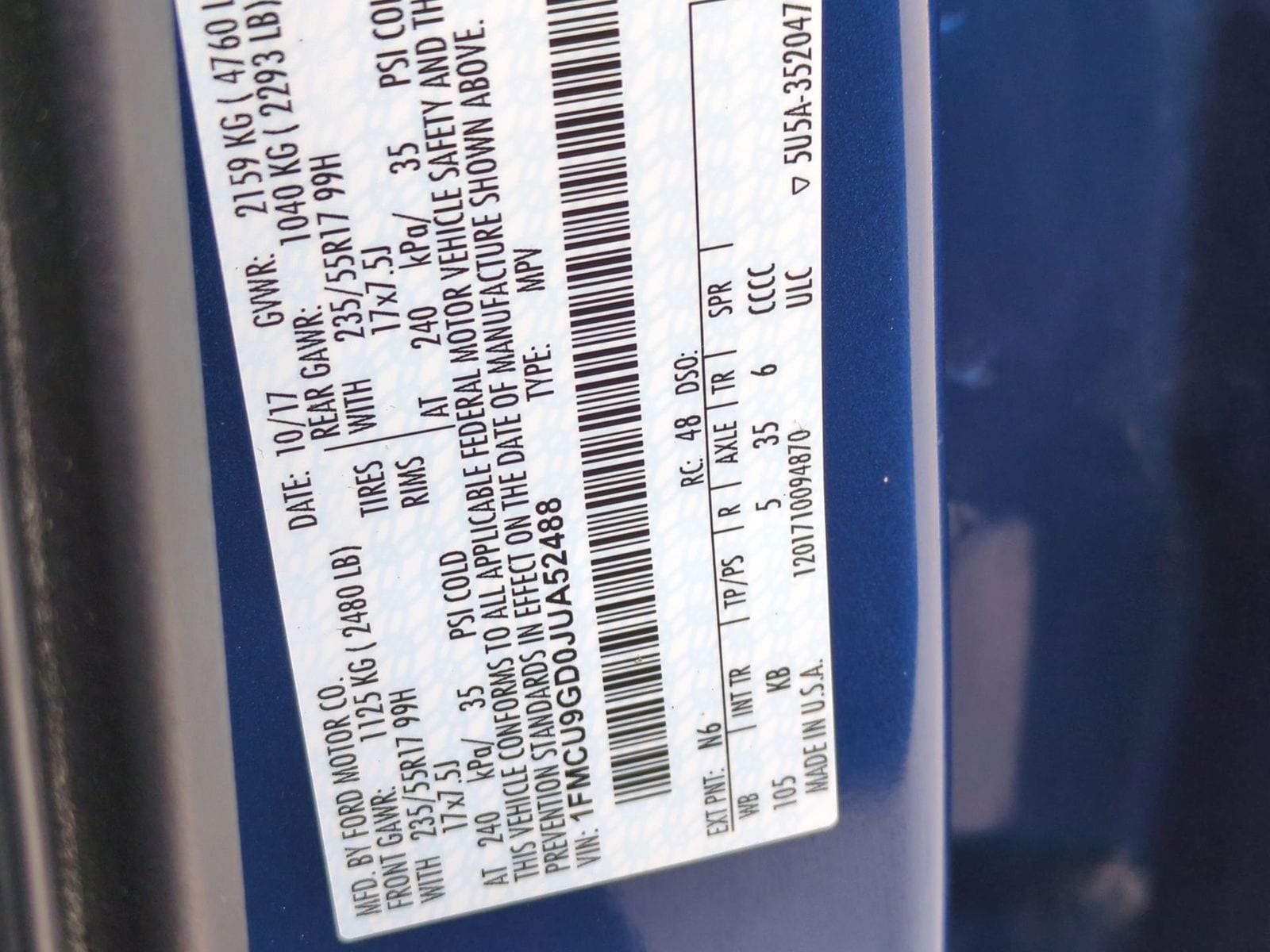 Thumbnail: 2018 Ford Escape - 35