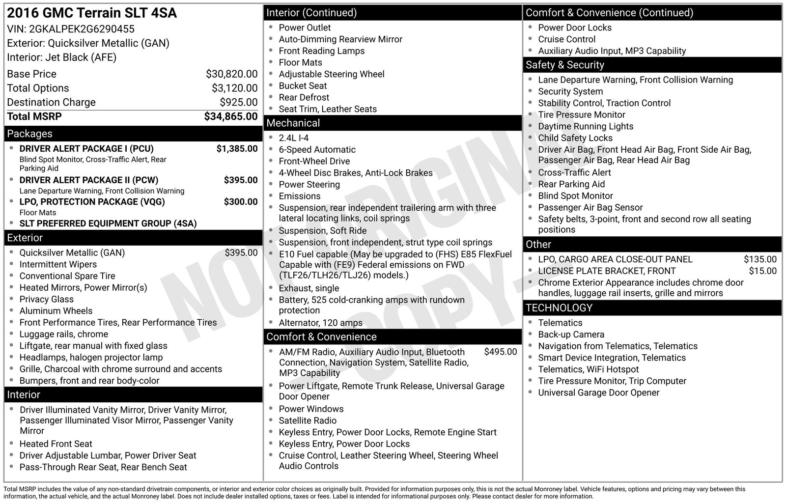 Thumbnail: 2016 GMC Terrain - 4