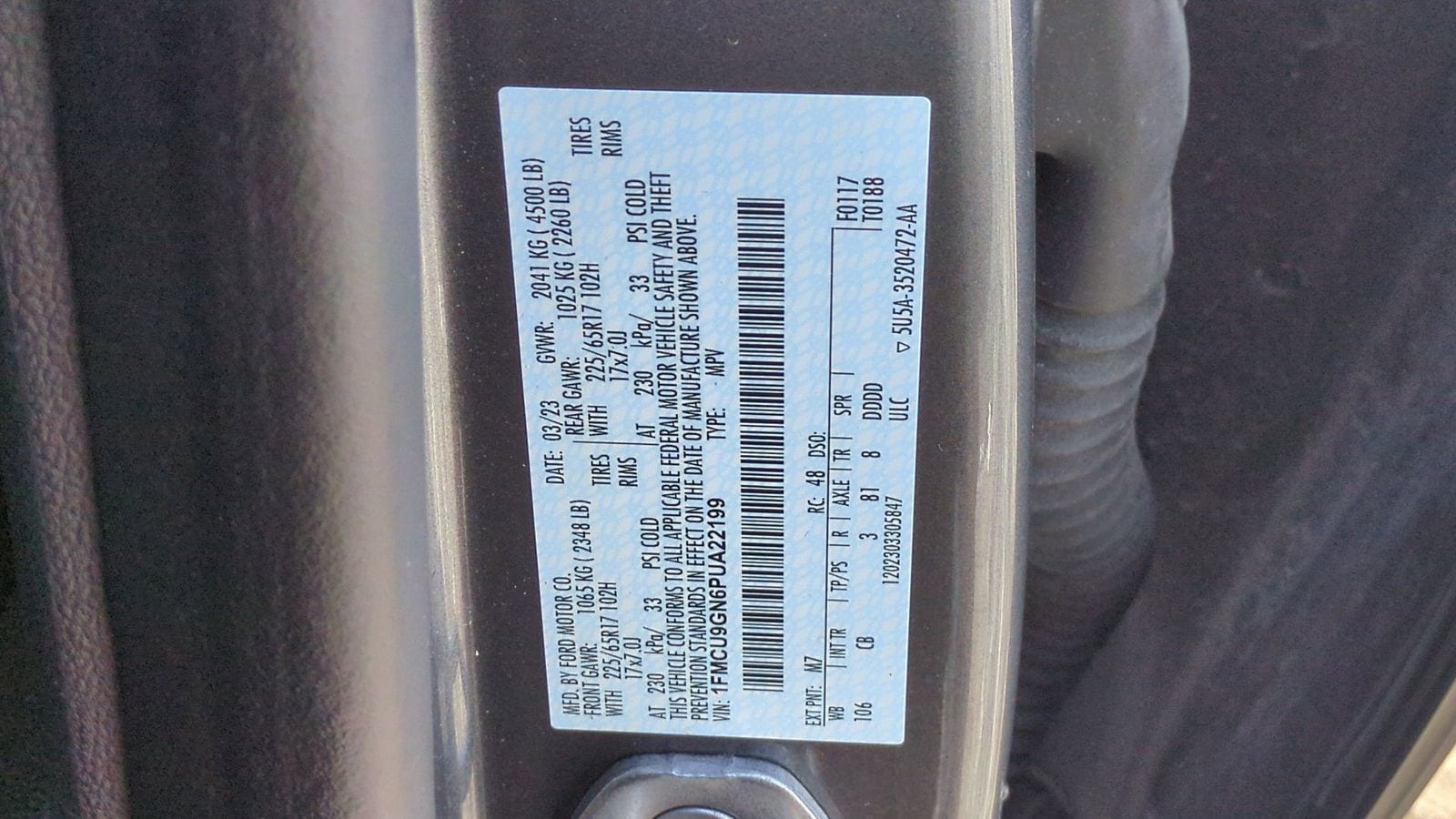 Thumbnail: 2023 Ford Escape - 38