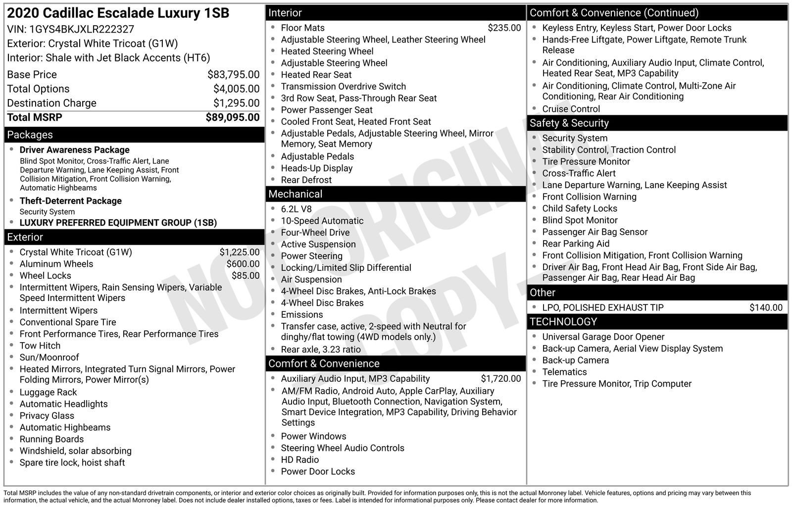 Thumbnail: 2020 Cadillac Escalade - 4