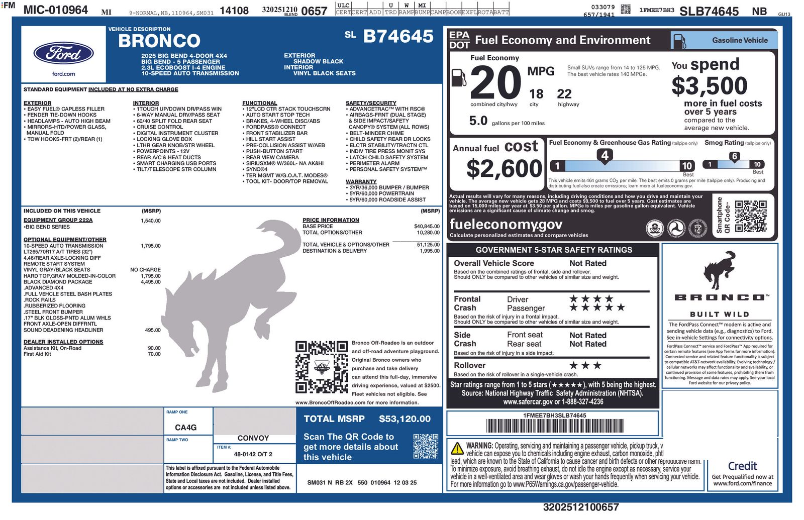 Thumbnail: 2025 Ford Bronco - 5