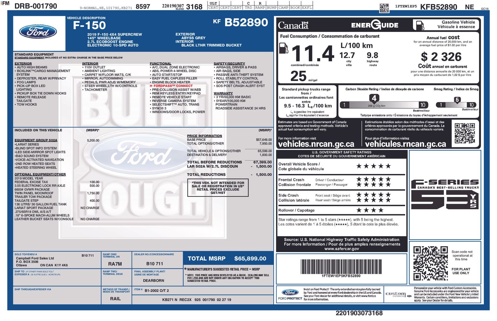 Thumbnail: 2019 Ford F-150 - 4