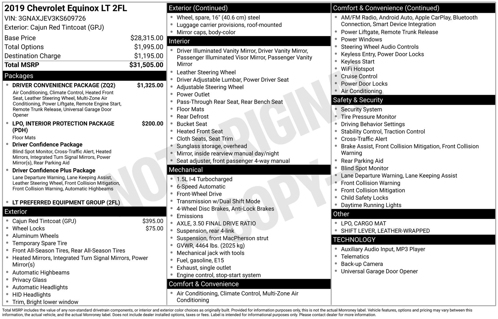 Thumbnail: 2019 Chevrolet Equinox - 8