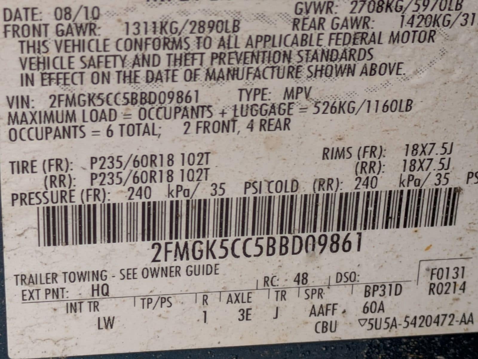 Thumbnail: 2011 Ford Flex - 12