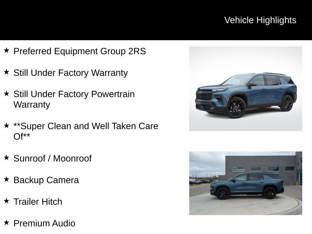 2024 Chevrolet Traverse RS 6