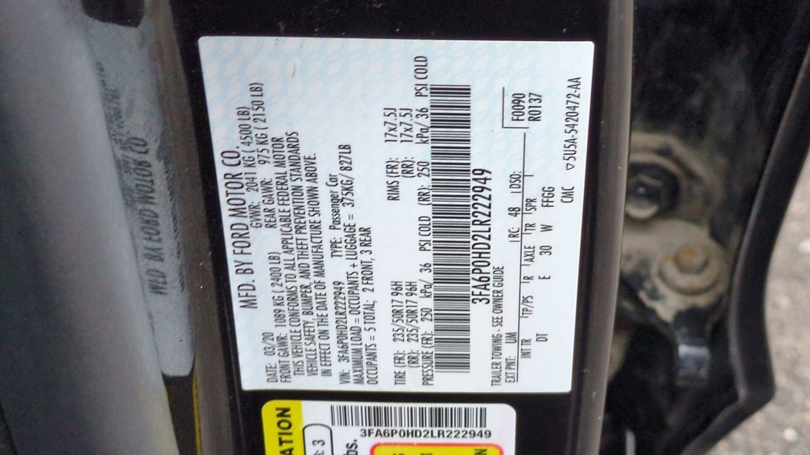 Thumbnail: 2020 Ford Fusion - 37