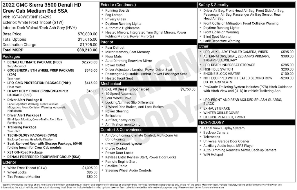 Certified 2022 GMC Sierra 3500HD Denali Truck