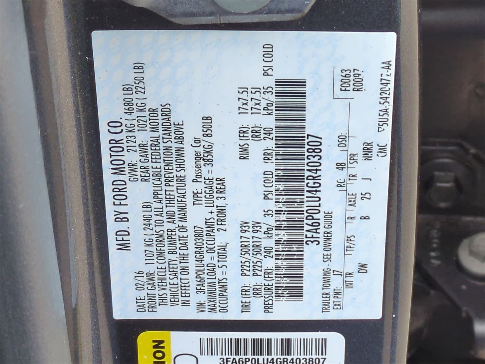 Thumbnail: 2016 Ford Fusion - 35