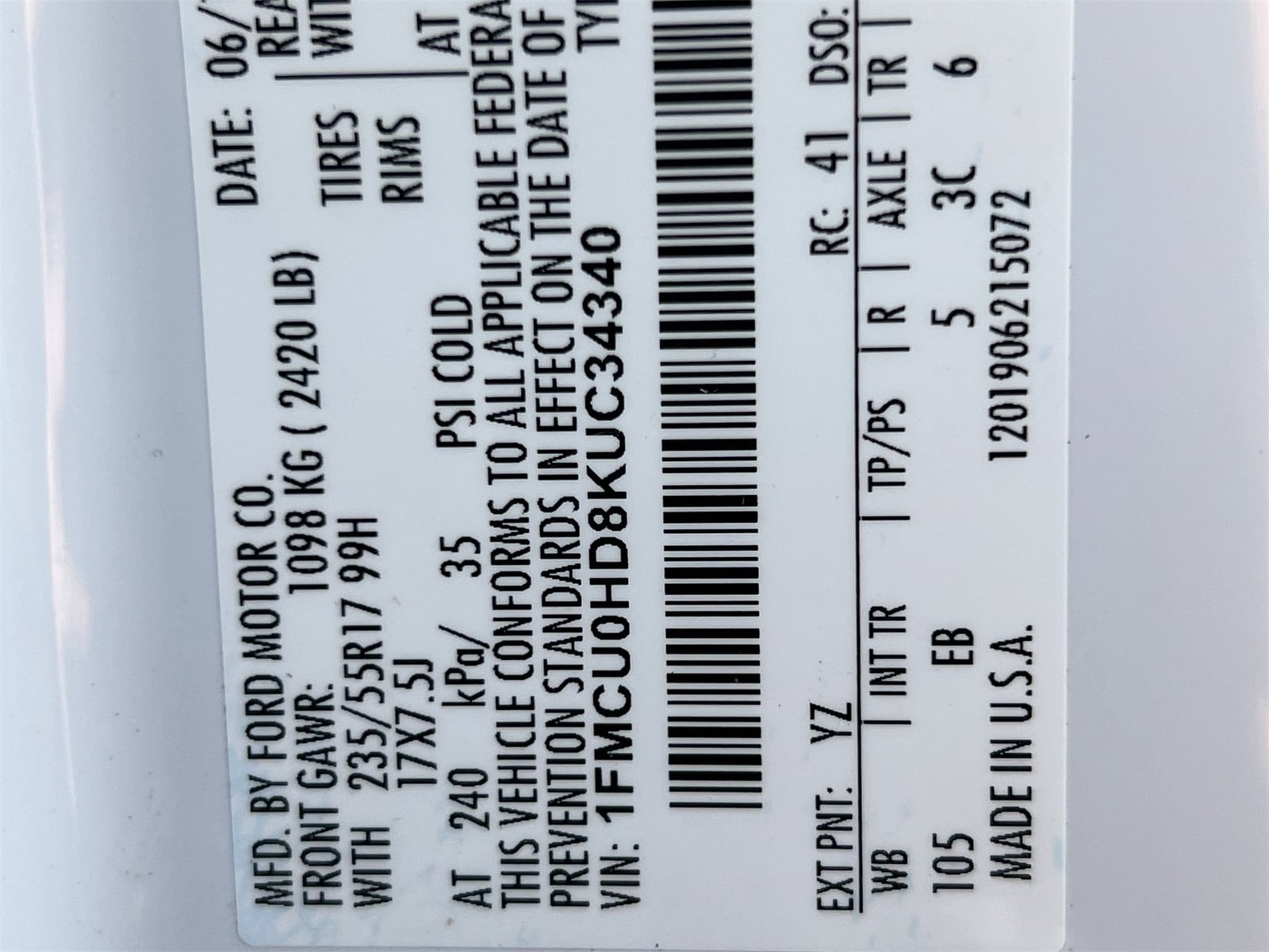 Thumbnail: 2019 Ford Escape - 36