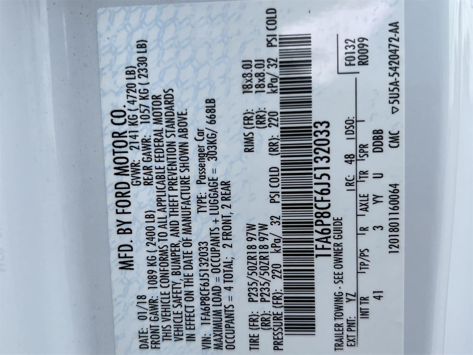 Thumbnail: 2018 Ford Mustang - 36