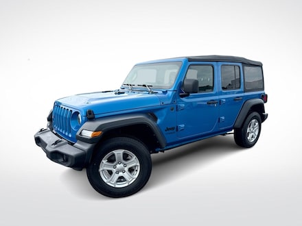 Used 2022 Jeep Wrangler Unlimited Sport S SUV in Troy, MI