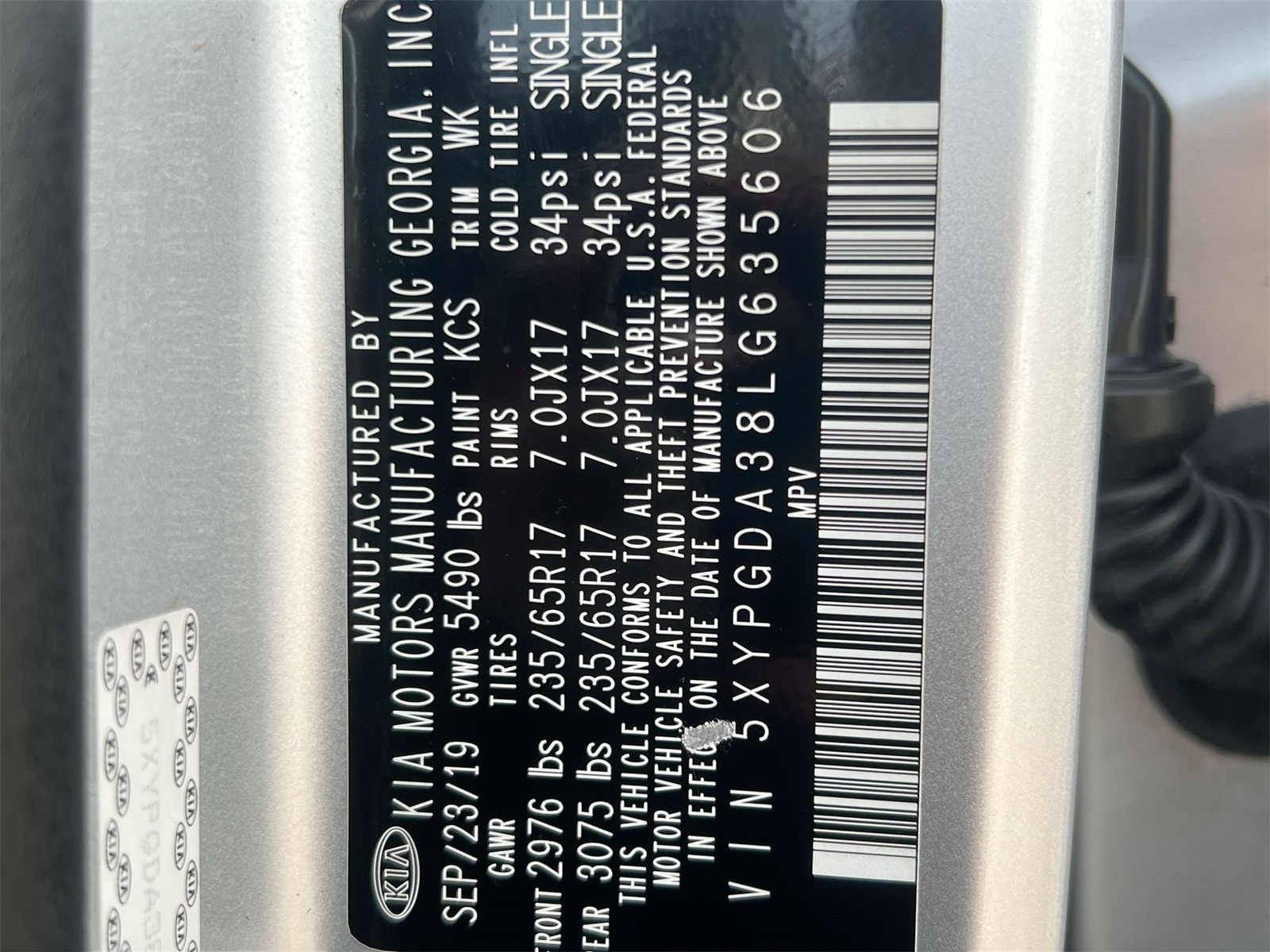 Thumbnail: 2020 Kia Sorento - 37