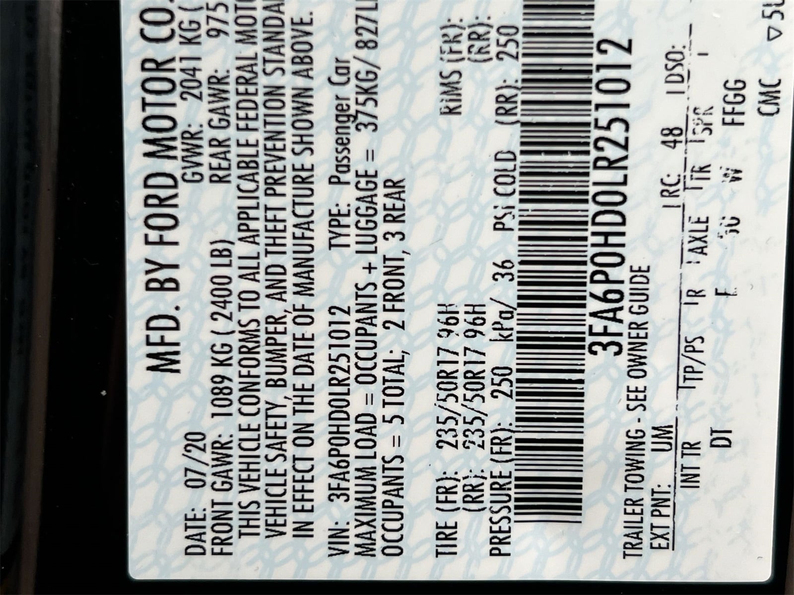 Thumbnail: 2020 Ford Fusion - 36