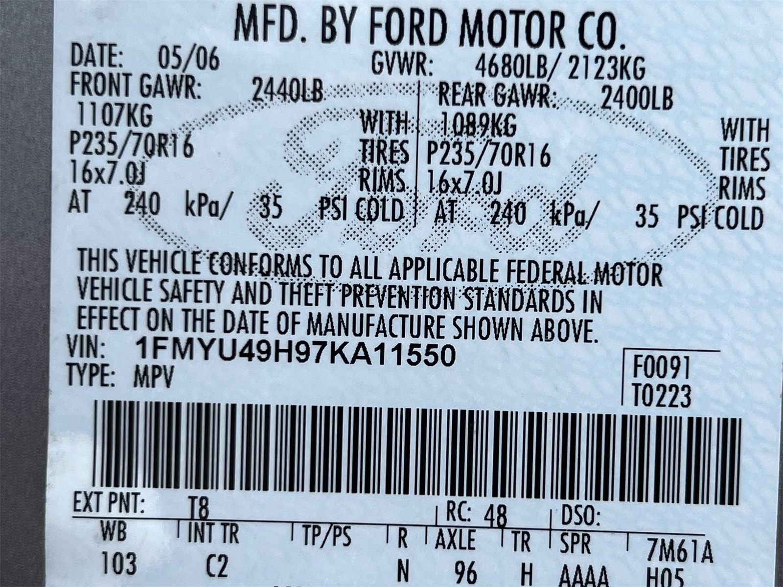 Thumbnail: 2007 Ford Escape - 36