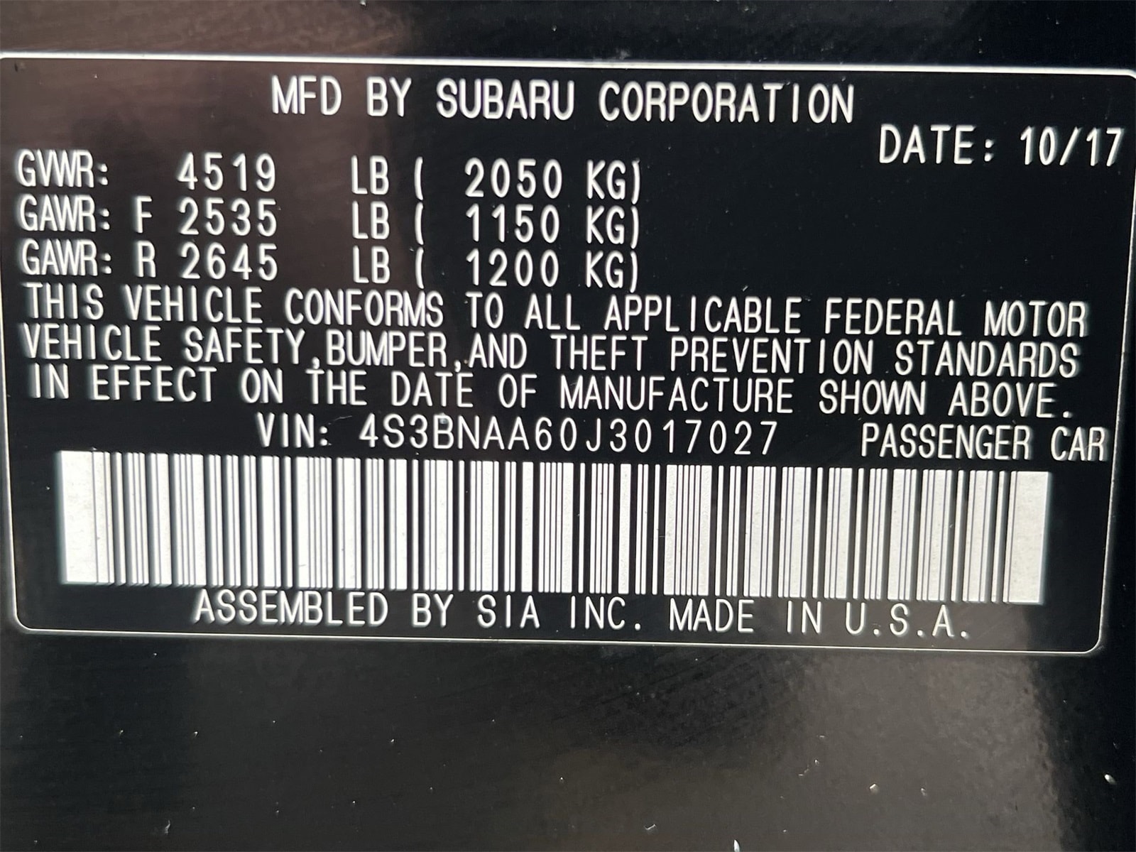 Thumbnail: 2018 Subaru Legacy - 37