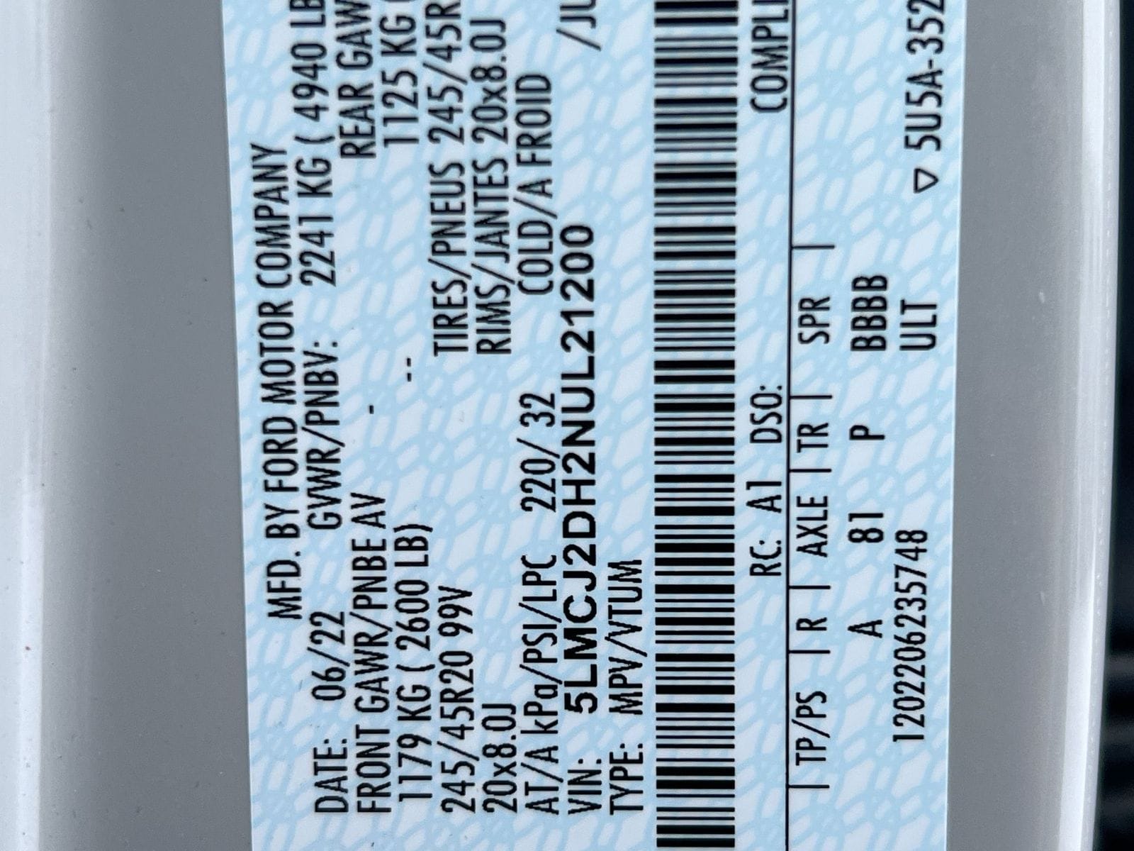 Thumbnail: 2022 Lincoln Corsair - 36