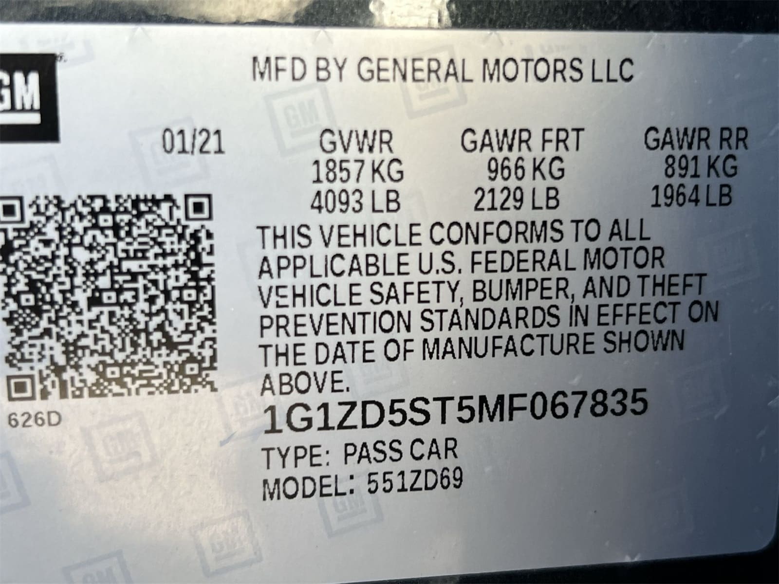 Thumbnail: 2021 Chevrolet Malibu - 35