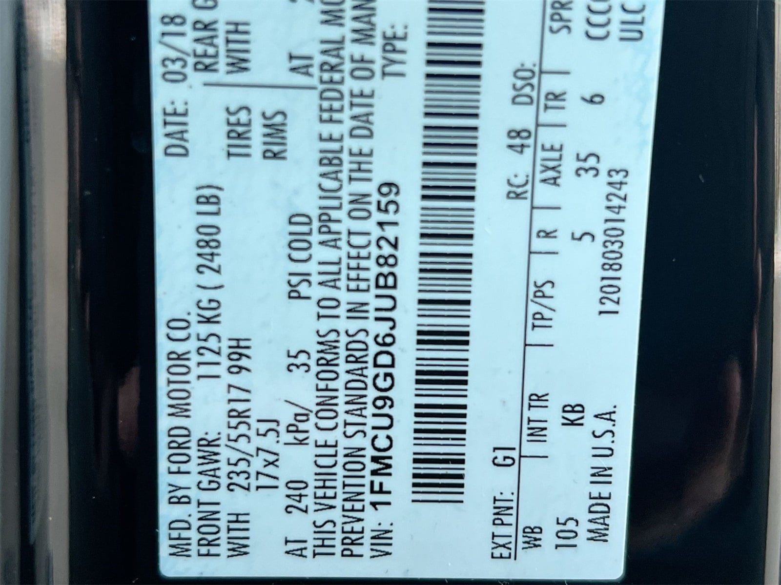 Thumbnail: 2018 Ford Escape - 36