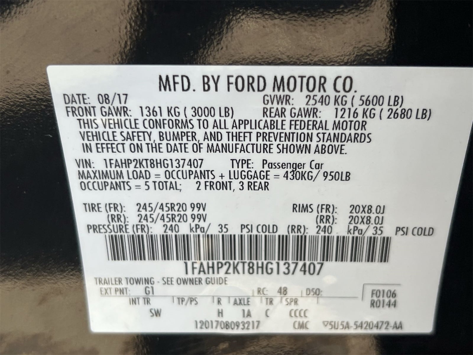 Thumbnail: 2017 Ford Taurus - 35