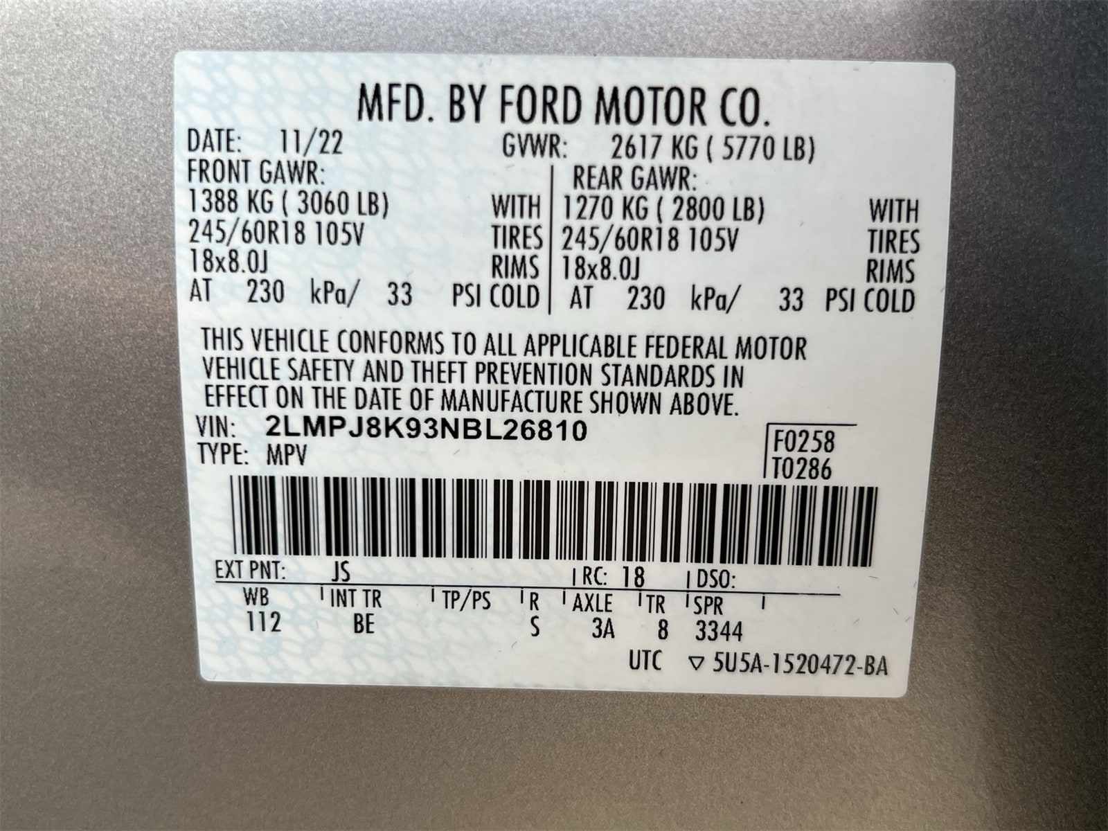 Thumbnail: 2022 Lincoln Nautilus - 37