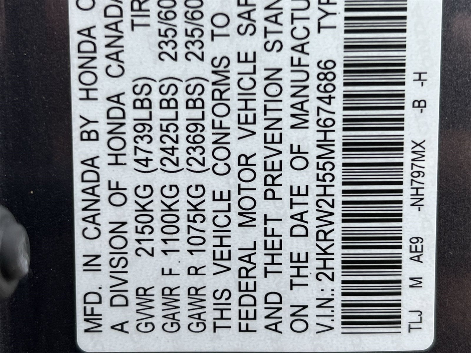 Thumbnail: 2021 Honda CR-V - 36