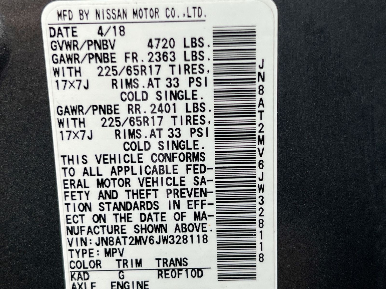 Thumbnail: 2018 Nissan Rogue - 35