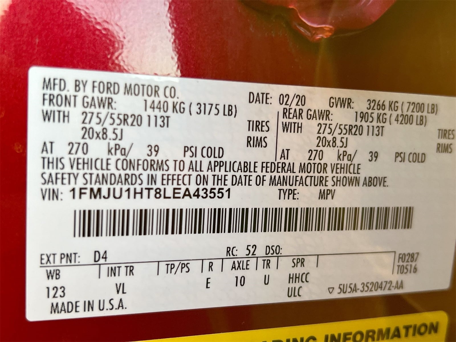 Thumbnail: 2020 Ford Expedition - 36